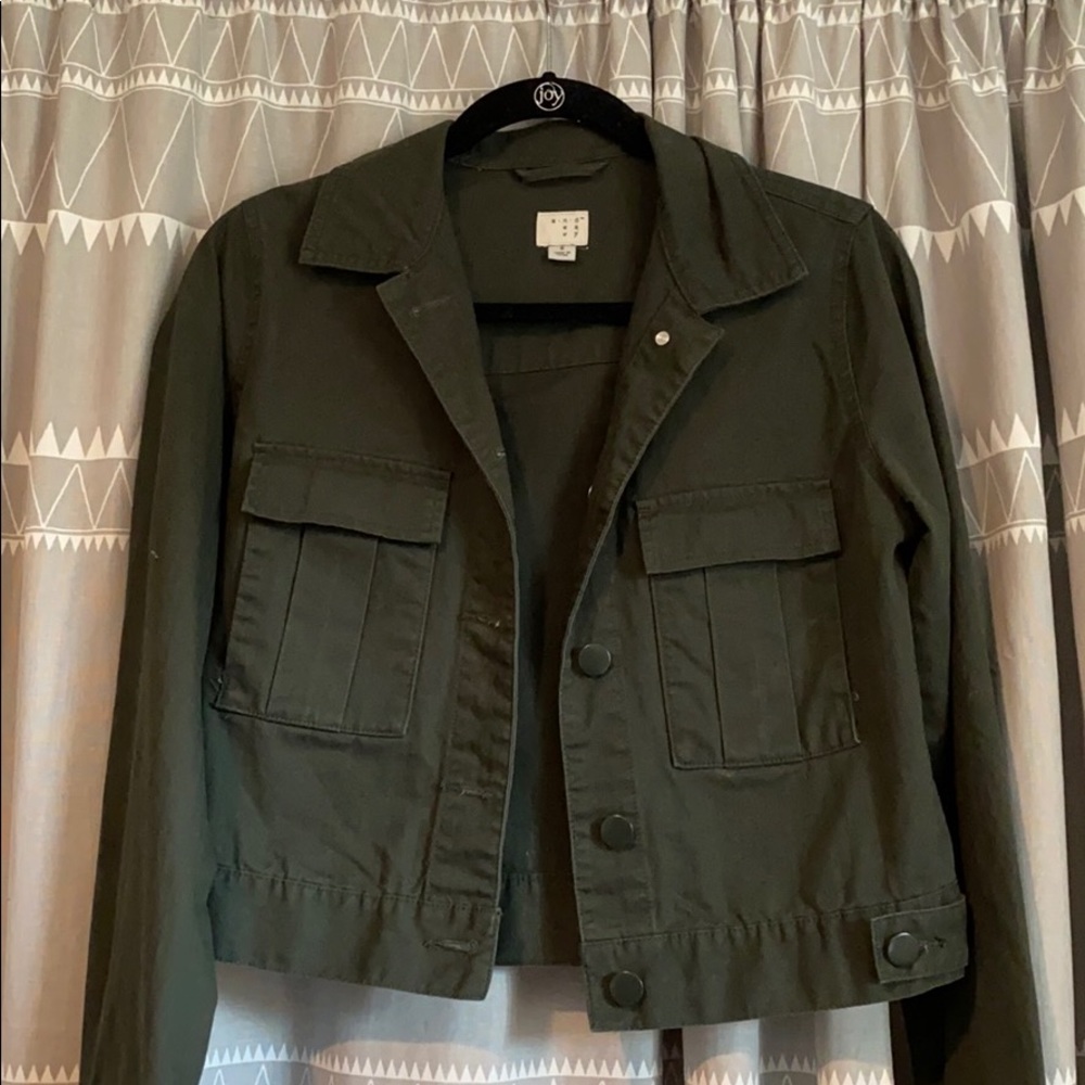 A New Day Utility Crop Jacket